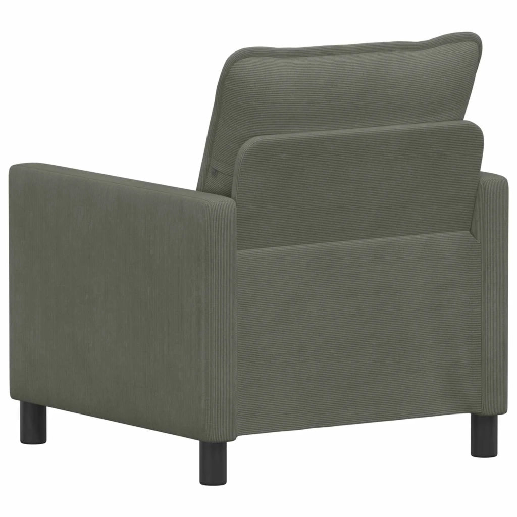 Divano Grigio Chiaro 76 x 81 x 87,5 cm Tessuto 42028771