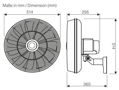 AIROS ECO SILENT WALL, Ventilatore da Parete, CasaFan