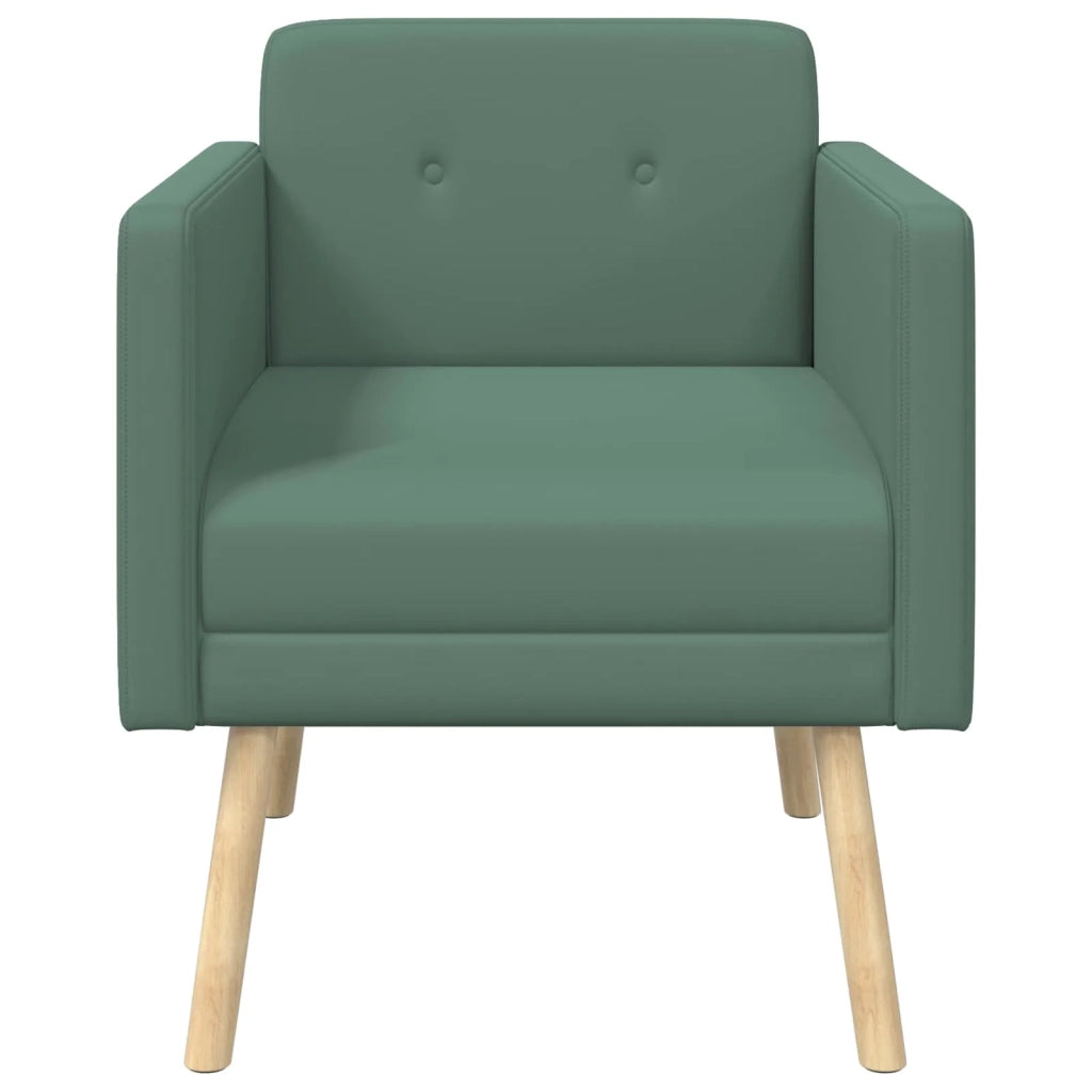 Poltrona decorativa Verde Mare Velluto 42044806