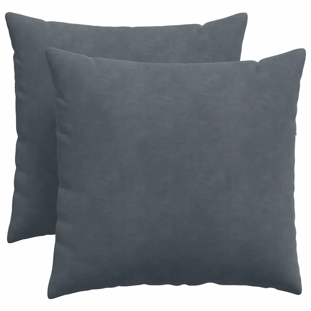 Cuscini da Divano 2 pcs Grigio scuro 50 x 50 cm 42013972