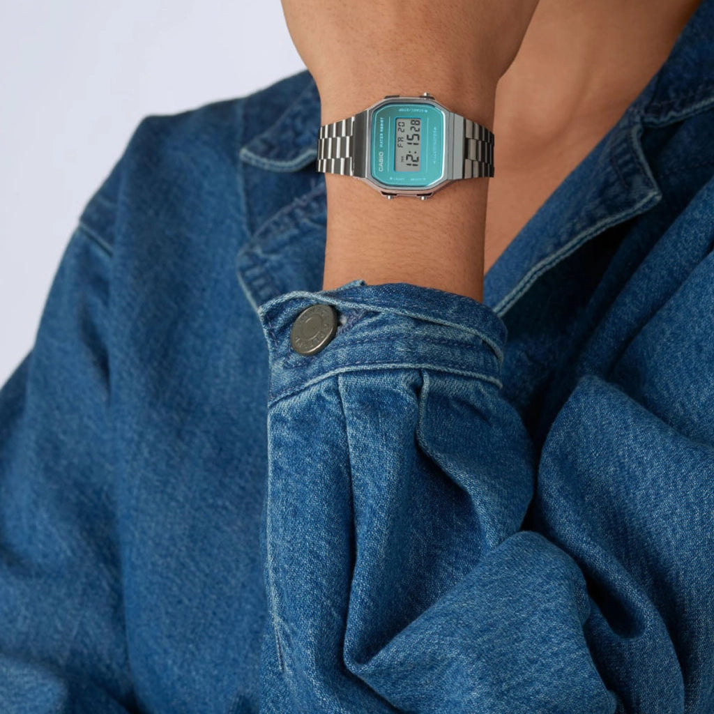 CASIO VINTAGE Mod. ICONIC - AQUA BLUE