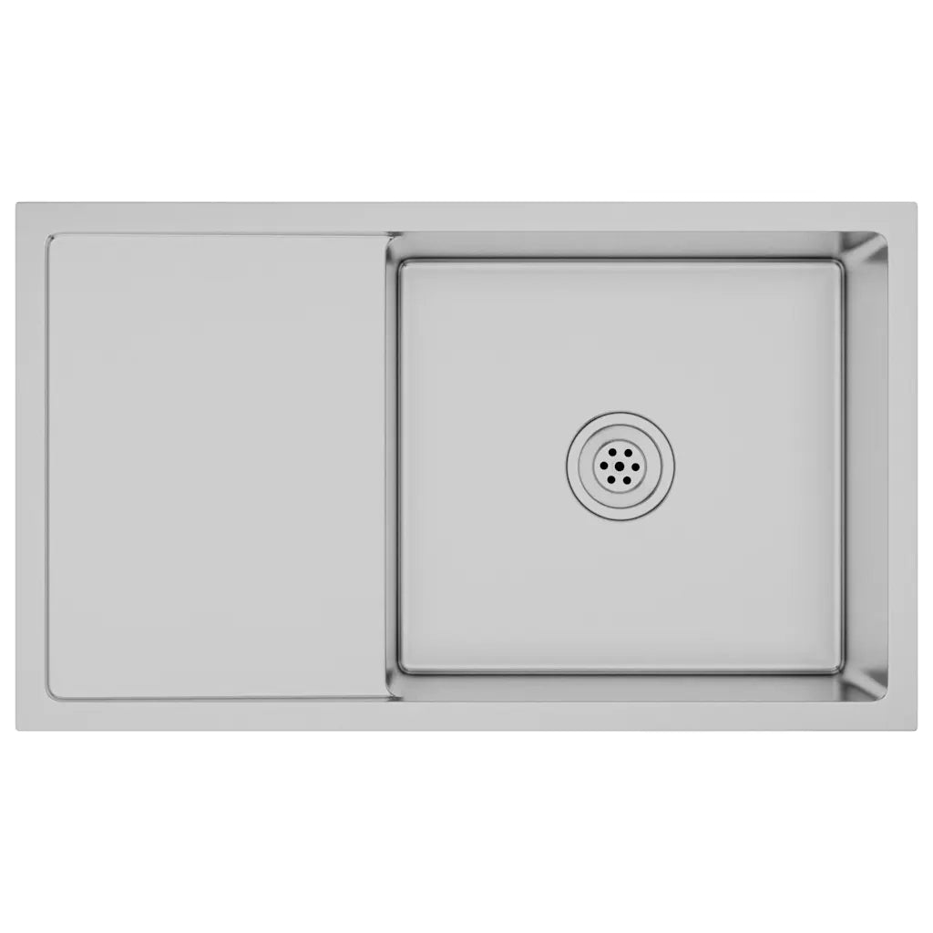 Lavello da Cucina Lavorato a Mano in Acciaio Inox 51520