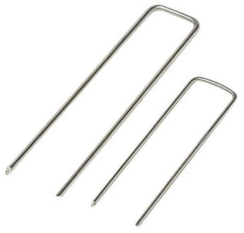 PICCHETTO FERRO 2 PUNTE 3X30X130 PER TELO PACCIAM- 500,0 pz