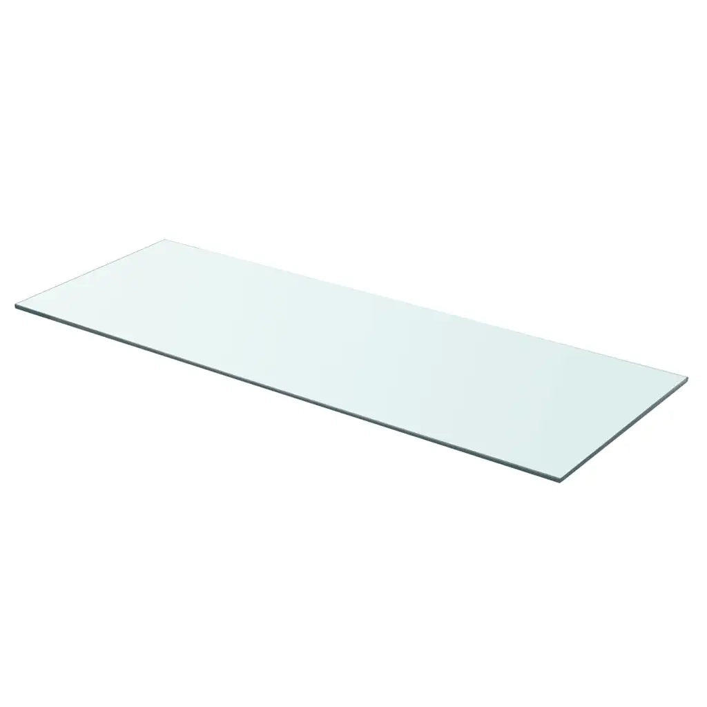 Mensola in Vetro Trasparente 80x30 cm 243836