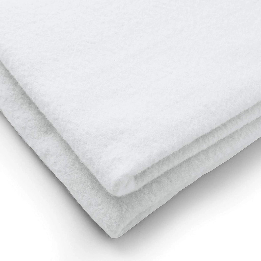 Copritavolo Mollettone SalvaTavolo SottoTovaglia Protezione Macchie Feltro Bianco Elastico Sul Bordo Made In Italy - 90x110 - Bianco