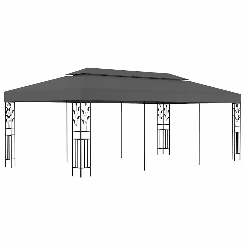 Gazebo 3x6 m Antracite 47964