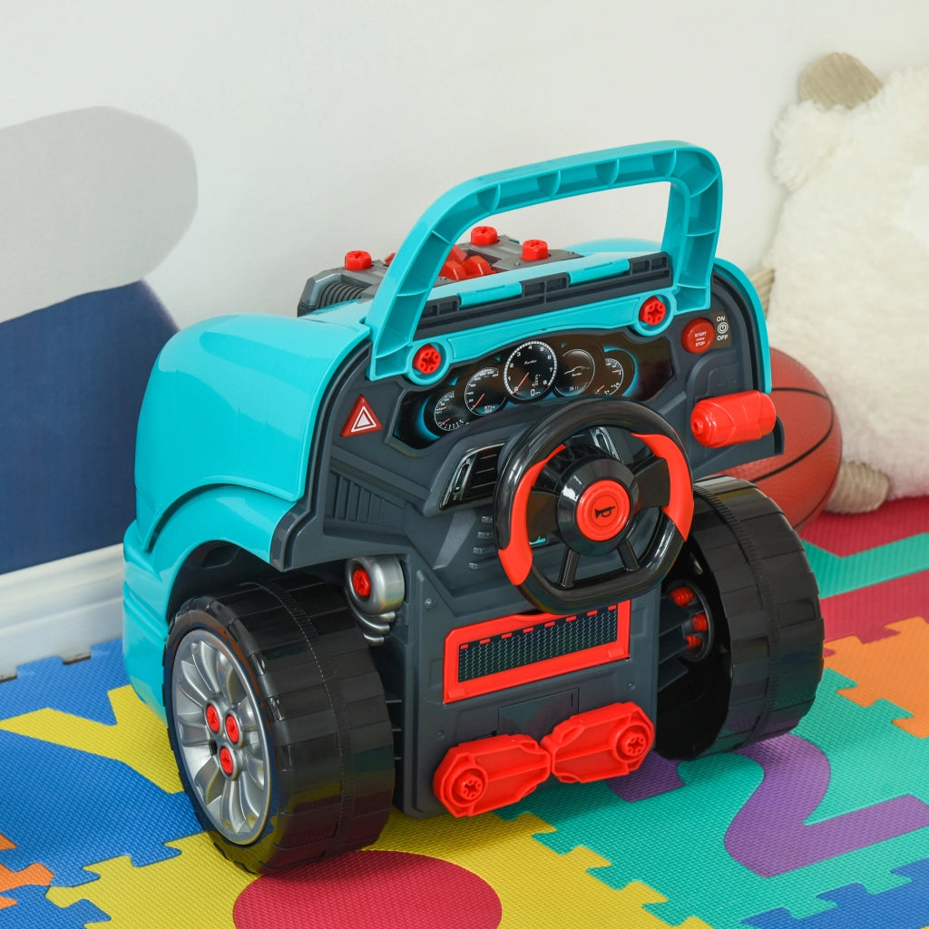 Camion Giocattolo per Bambini ¨C zephmum ¨C Nero e Azzurro, ABS e PP, 40x39x47 cm