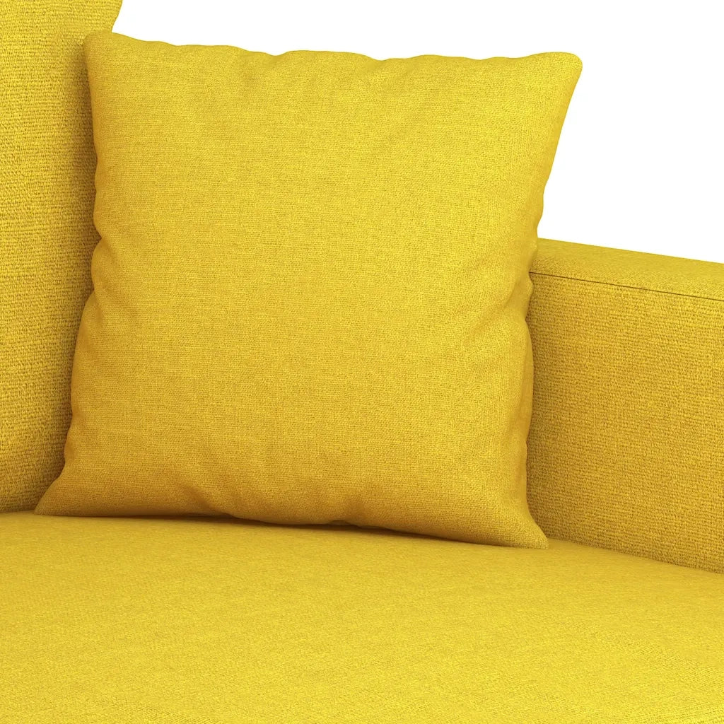 Fauteuil Jaune clair 60 cm Tissu