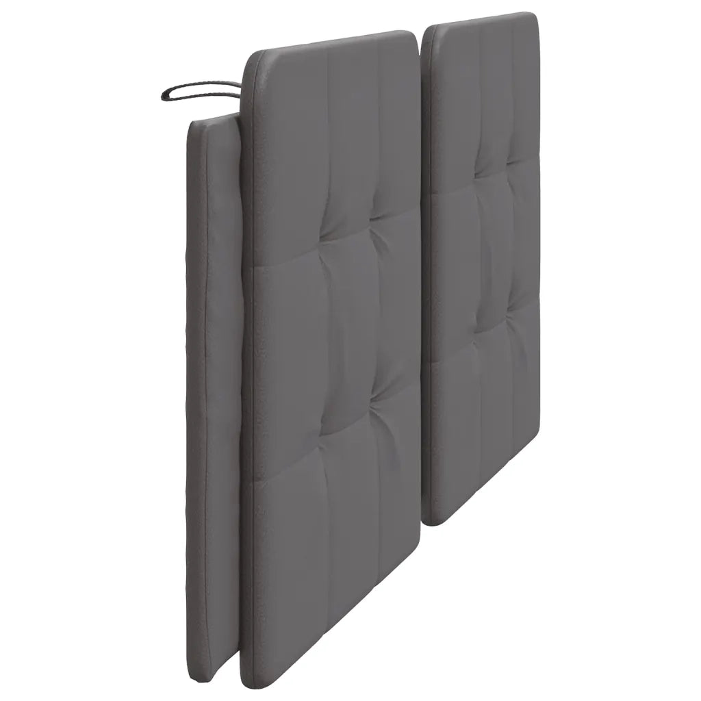 Coussin de tête de lit Zadar gris 200 cm similicuir