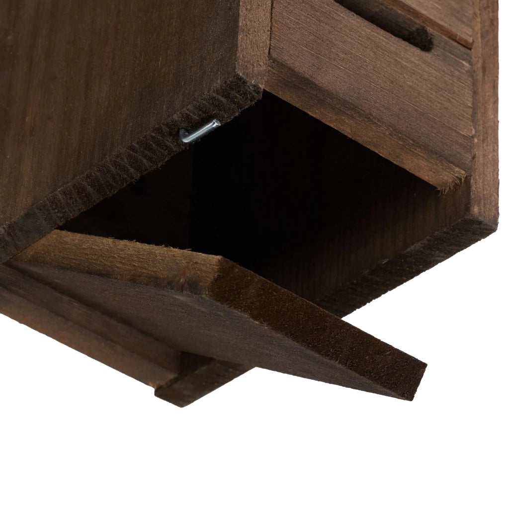 Hotel per insetti design pratico giardino balcone con apertura a ribalta 30 x 20 x 15 cm in legno naturale 13_0015186
