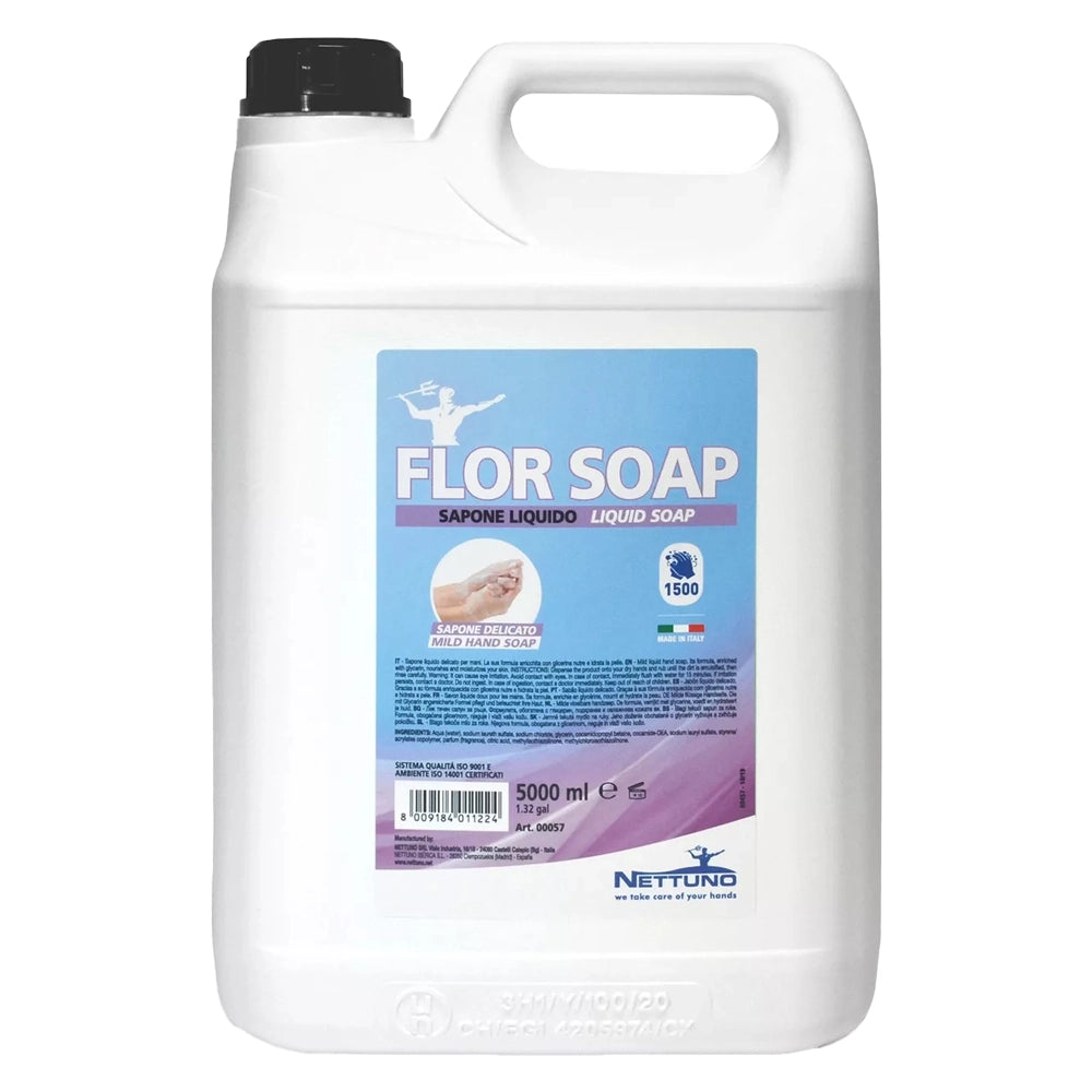 SAPONE LIQUIDO 'FLOR SOAP' ml 5000  - NETTUNO