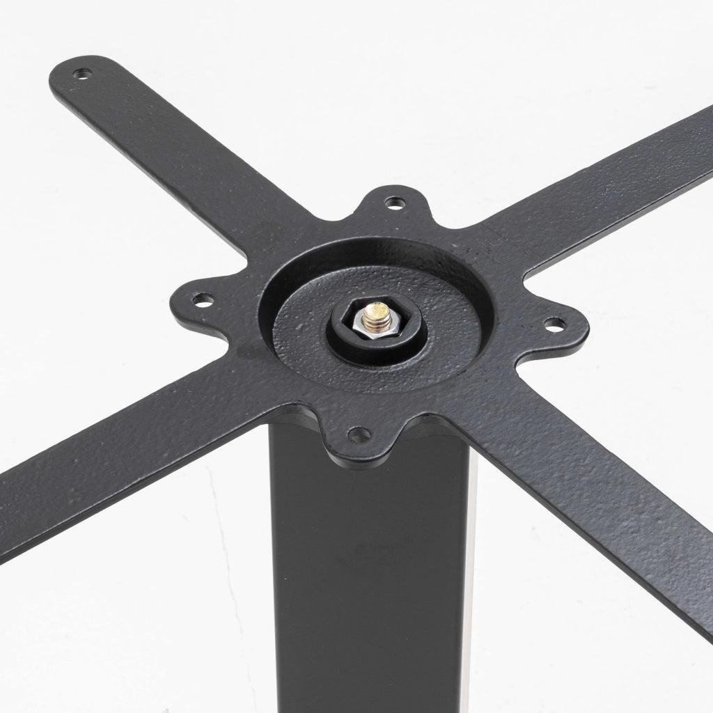 Oviala - Gamba da tavolo in acciaio e ghisa grigia