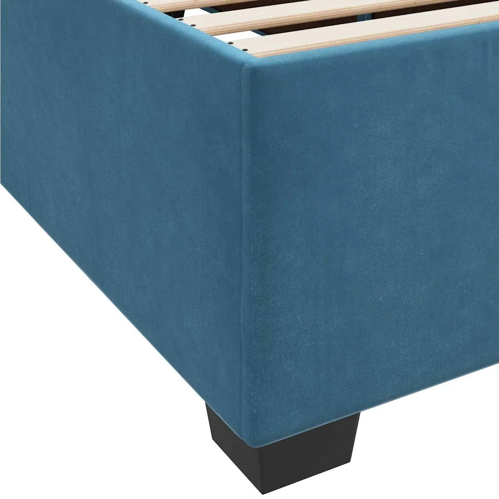Struttura del letto Blu Scuro 100 x 200 cm Tessuto 3399276