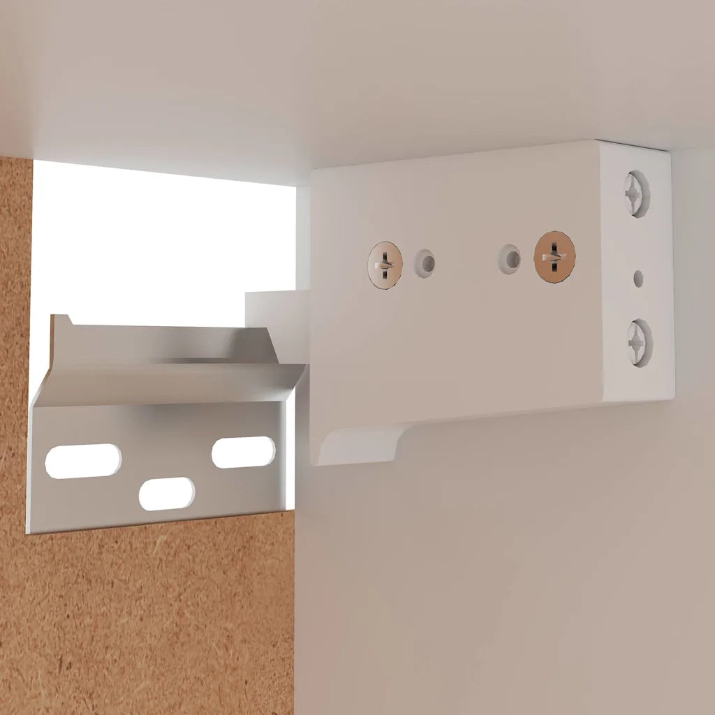 Set Armadi da Cucina 7 pz Lyon Bianco in Truciolato 3067631