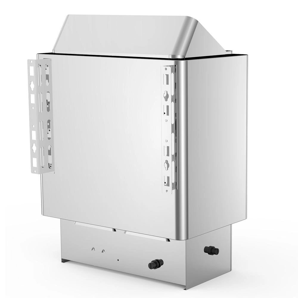 Stufa Elettrica Sauna 9KW Secco 380-415V Controllore Interno Acciaio Inox Domestica Spa 9-13m³ Pietra Non Inclusa