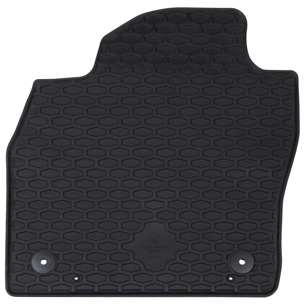 Tappetino per Auto 4 pcs Nero Gomma 42029135