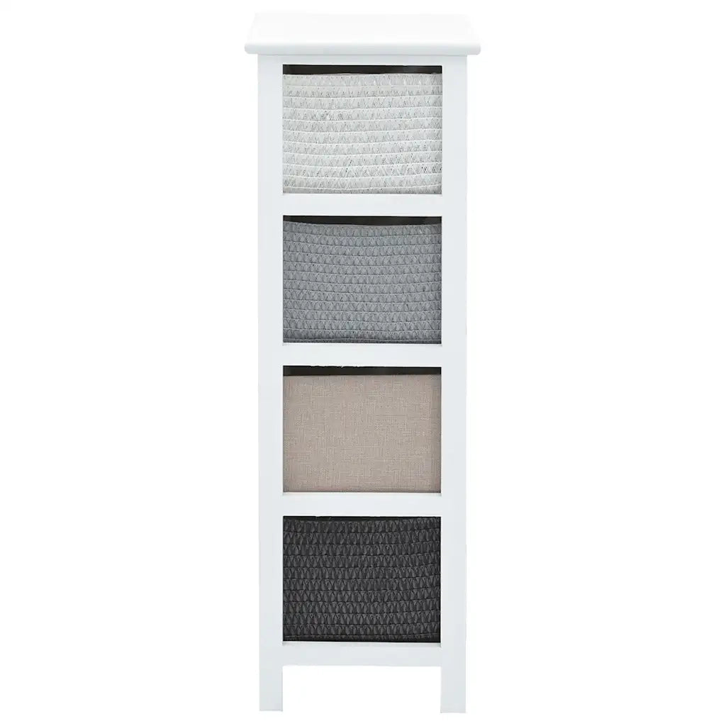 Armoire de rangement 4 tiroirs Bois