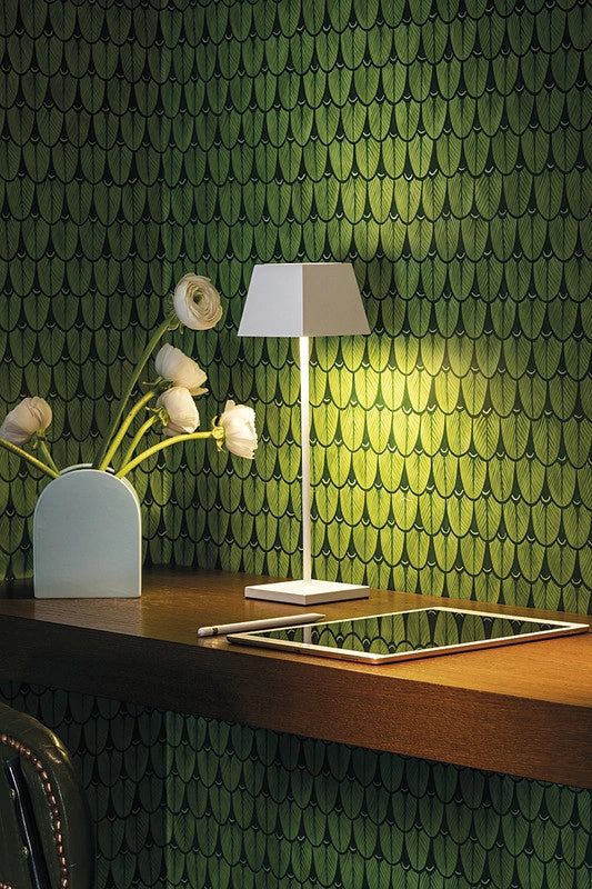 Lampada a led da tavolo Siesta tortora portatile e ricaricabile IP54