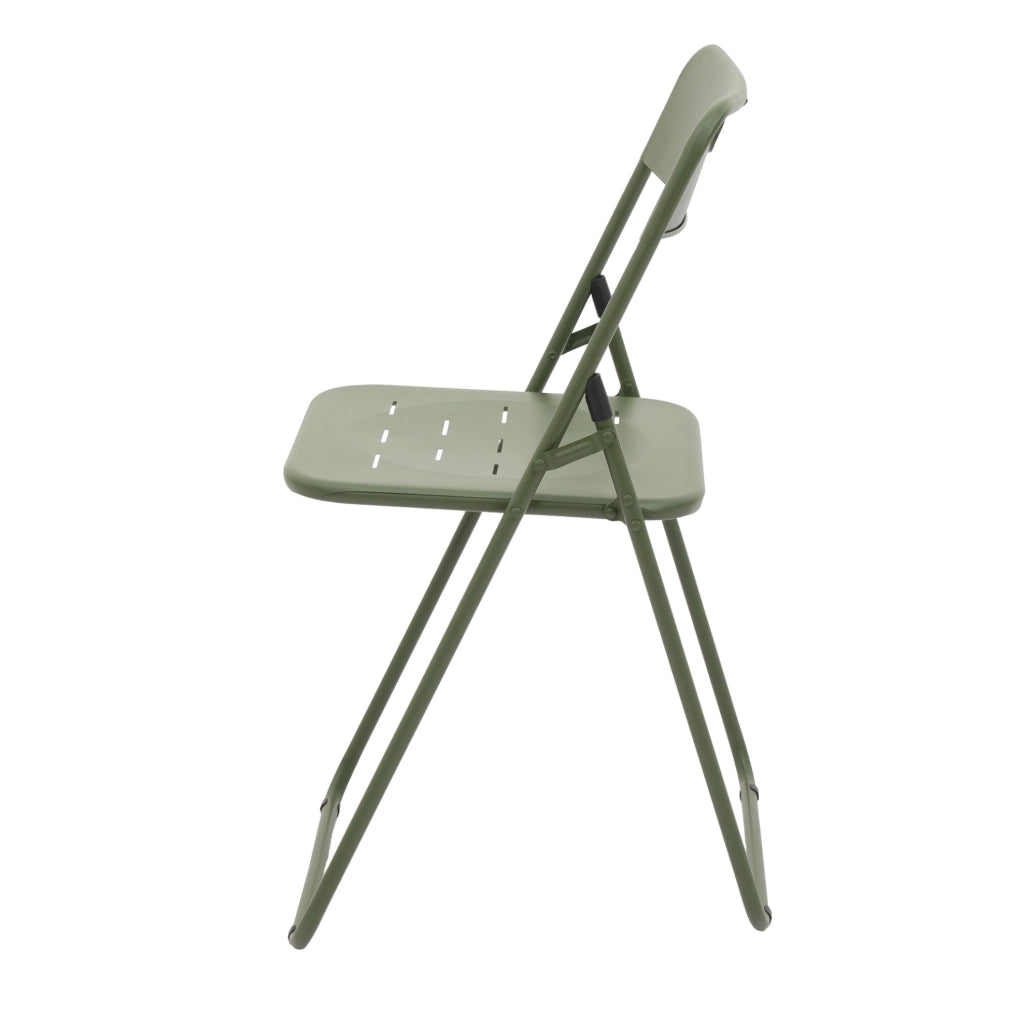 SET BISTROT PIEGHEVOLE 3 PEZZI 2 SEDIE E 1 TAVOLO 60x60x73 cm VERDE