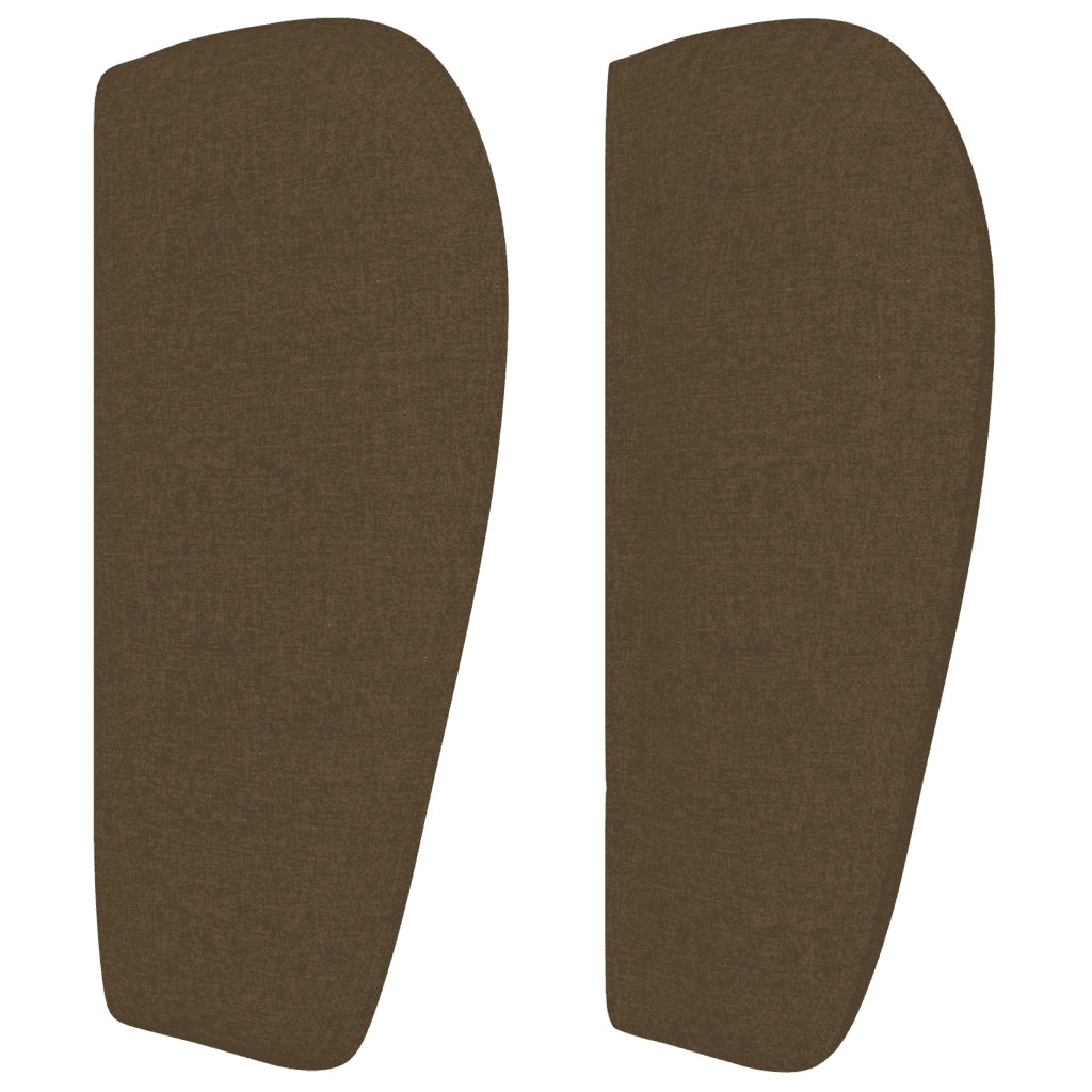 Giroletto a Molle con Materasso Marrone Scuro 90x190cm Tessuto 3126528