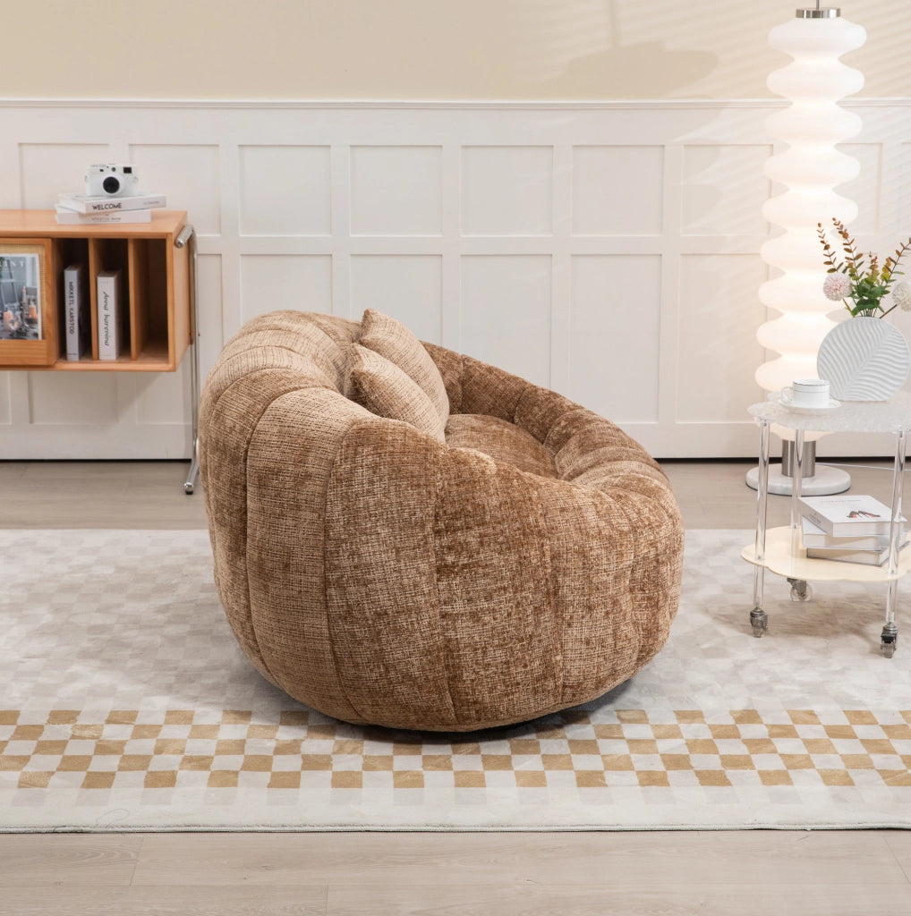 DIVANO Lazy 150x95x63 cm Chenille Caffè