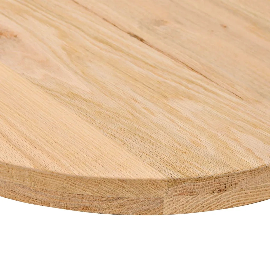 Dessus de table 140x60x4 cm bois de chêne massif ovale