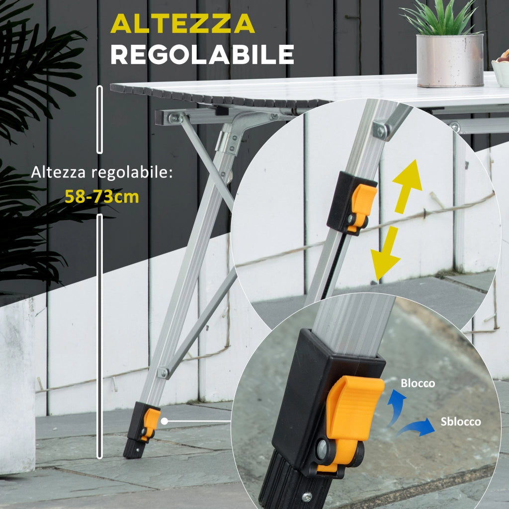 Tavolo Pieghevole in Alluminio ¨C Minimal ¨C 40kg