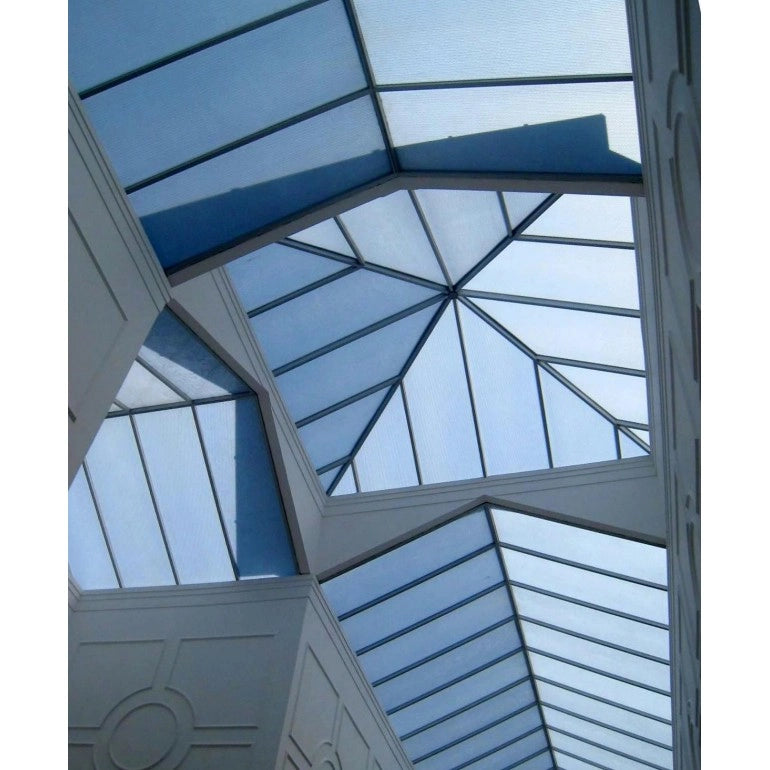 Lastra policarbonato alveolare spessore 4 mm 200 x 98 cm Trasparente