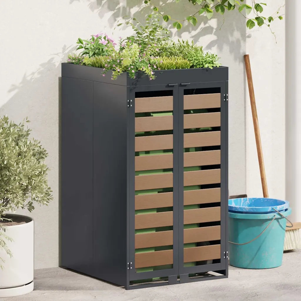 Magazzino per contenitori con tetto per vaso per contenitore da 240L