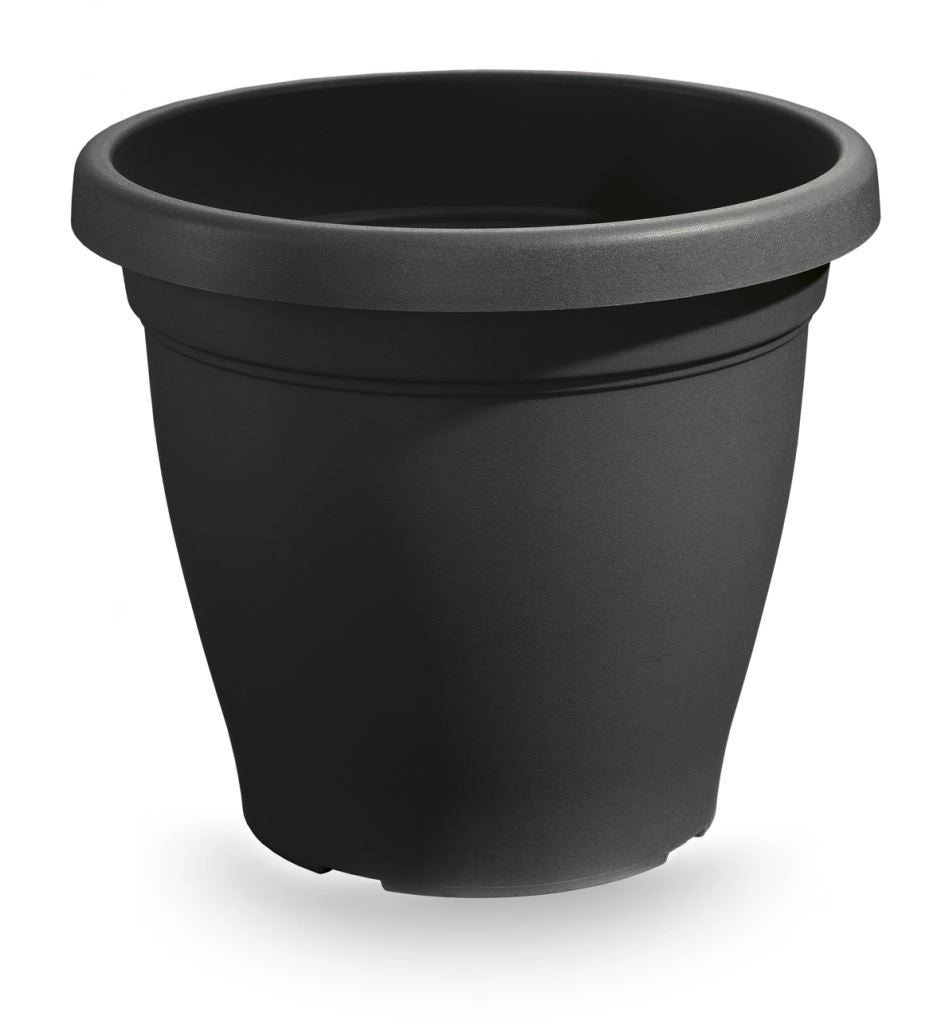 VASO 'VERONA' Ø cm 40x32h - colore antracite