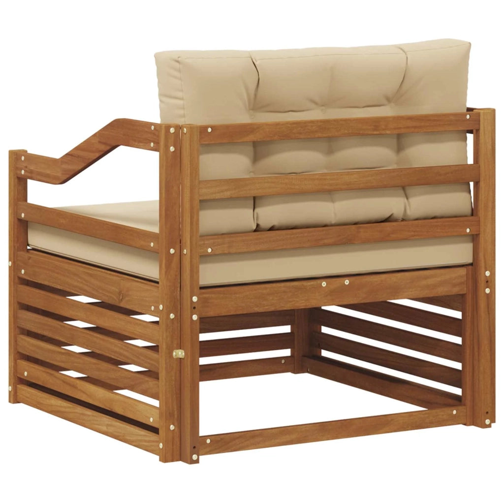 Divano da esterno Naturale e Beige 3436413