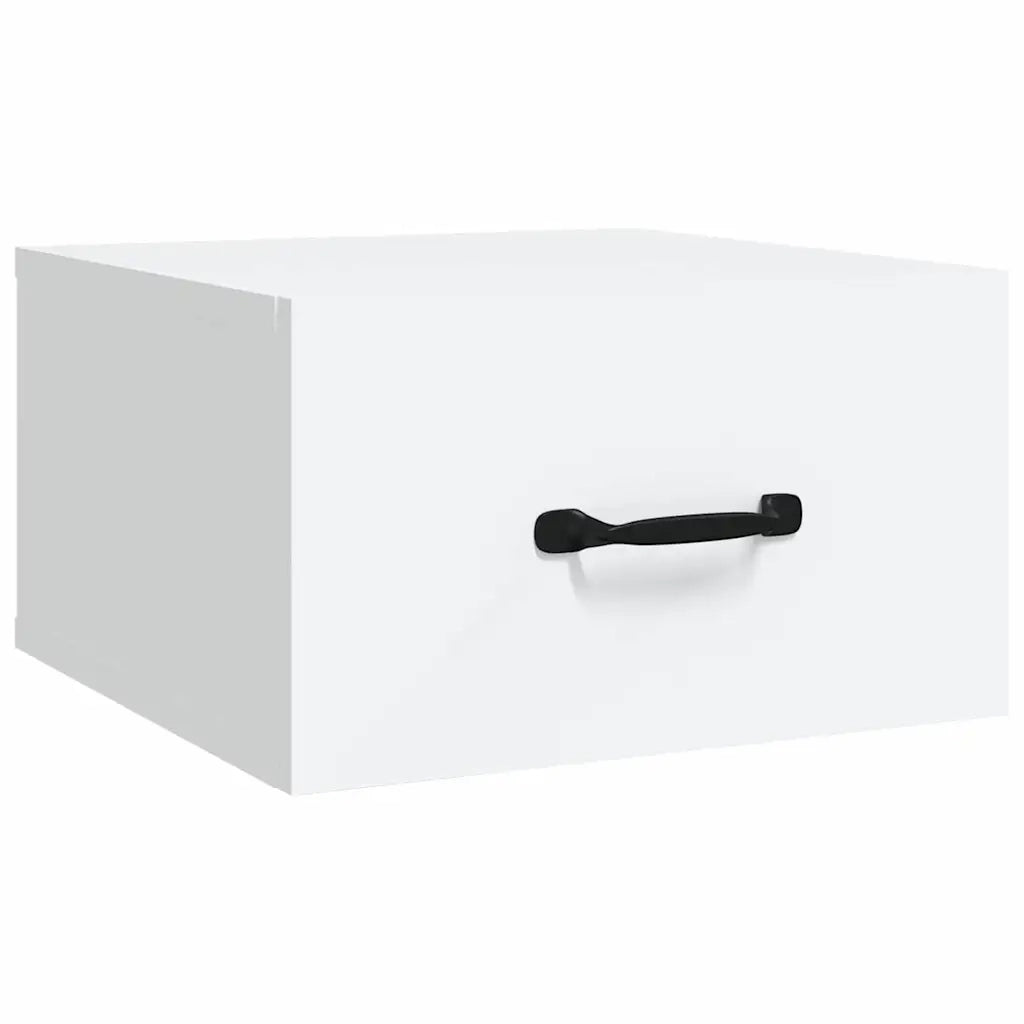 Comodini a Muro 2 pz Bianchi 35x35x20 cm 812853