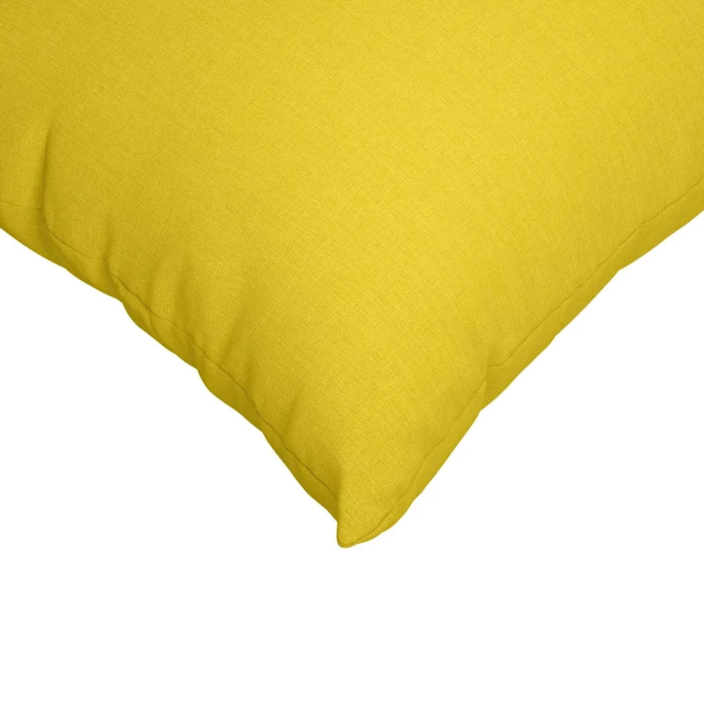 Cuscini da Divano 2 pcs Giallo Chiaro 60 x 60 cm Tessuto 42014006