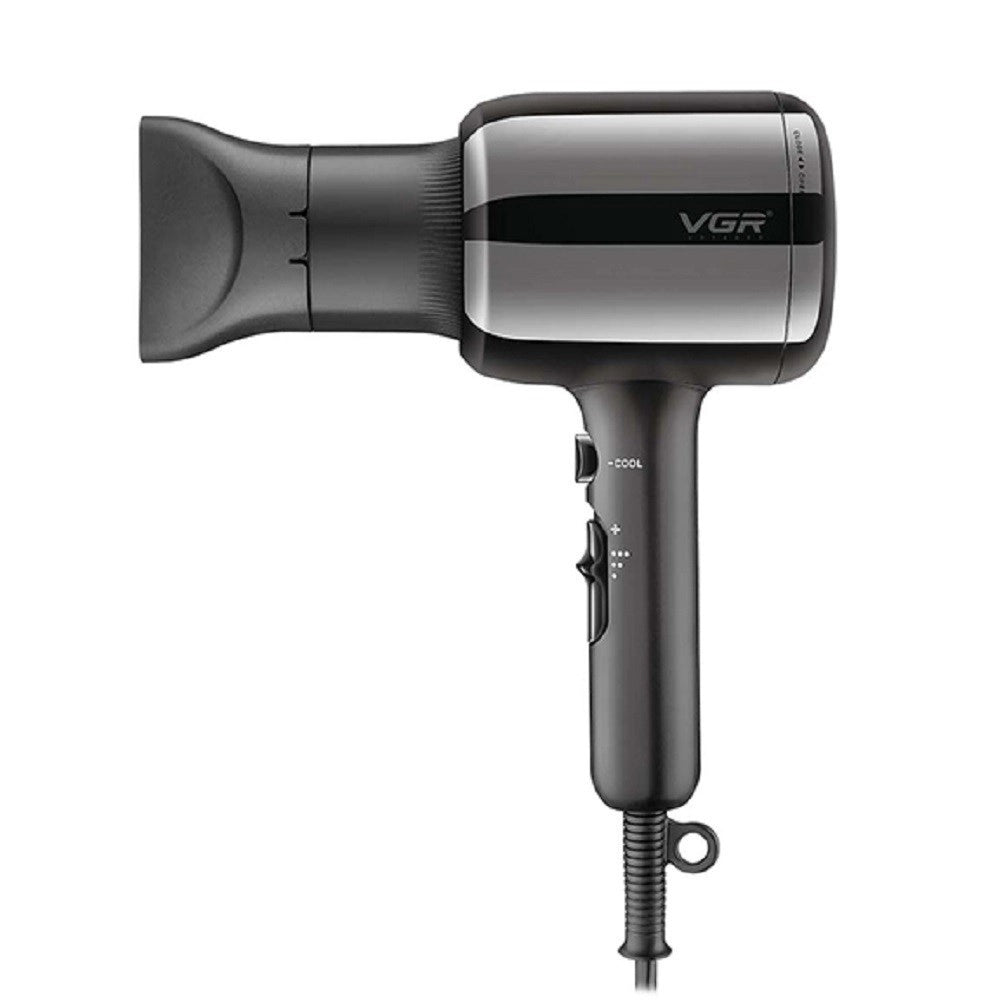 Trade Shop - Asciugacapelli Phon Professionale A Ioni Negativi 2 Velocita' Salone 2000w V-418 -