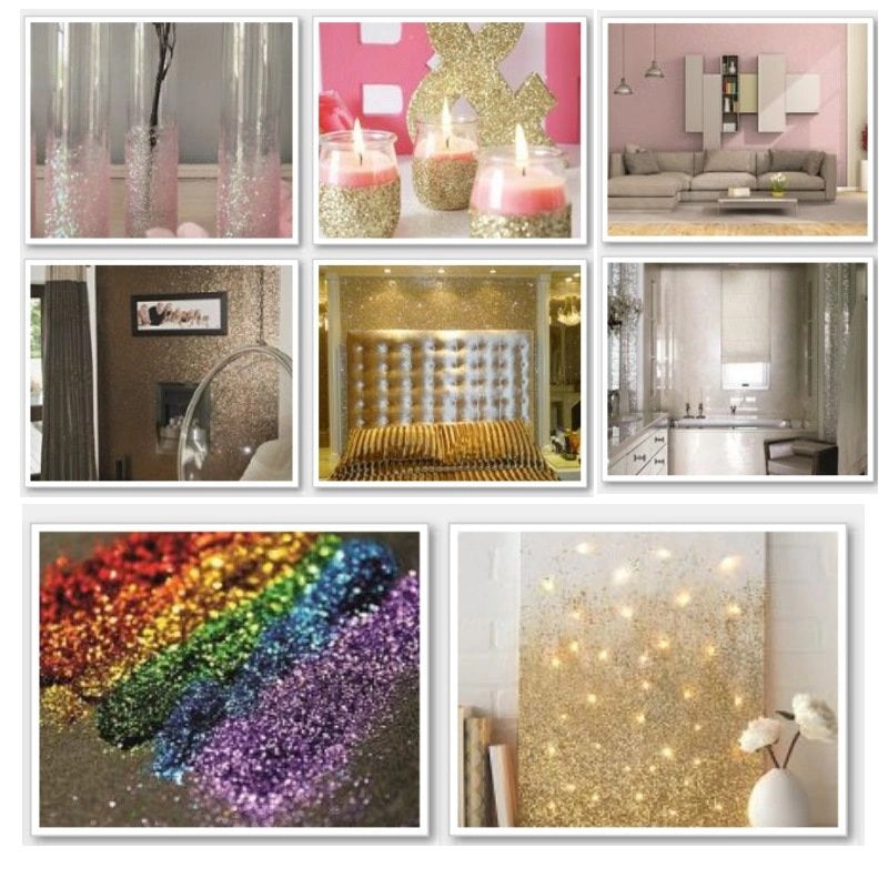 GLITTER COLORE ROSA CONFEZIONE DA 100 GRAMMI