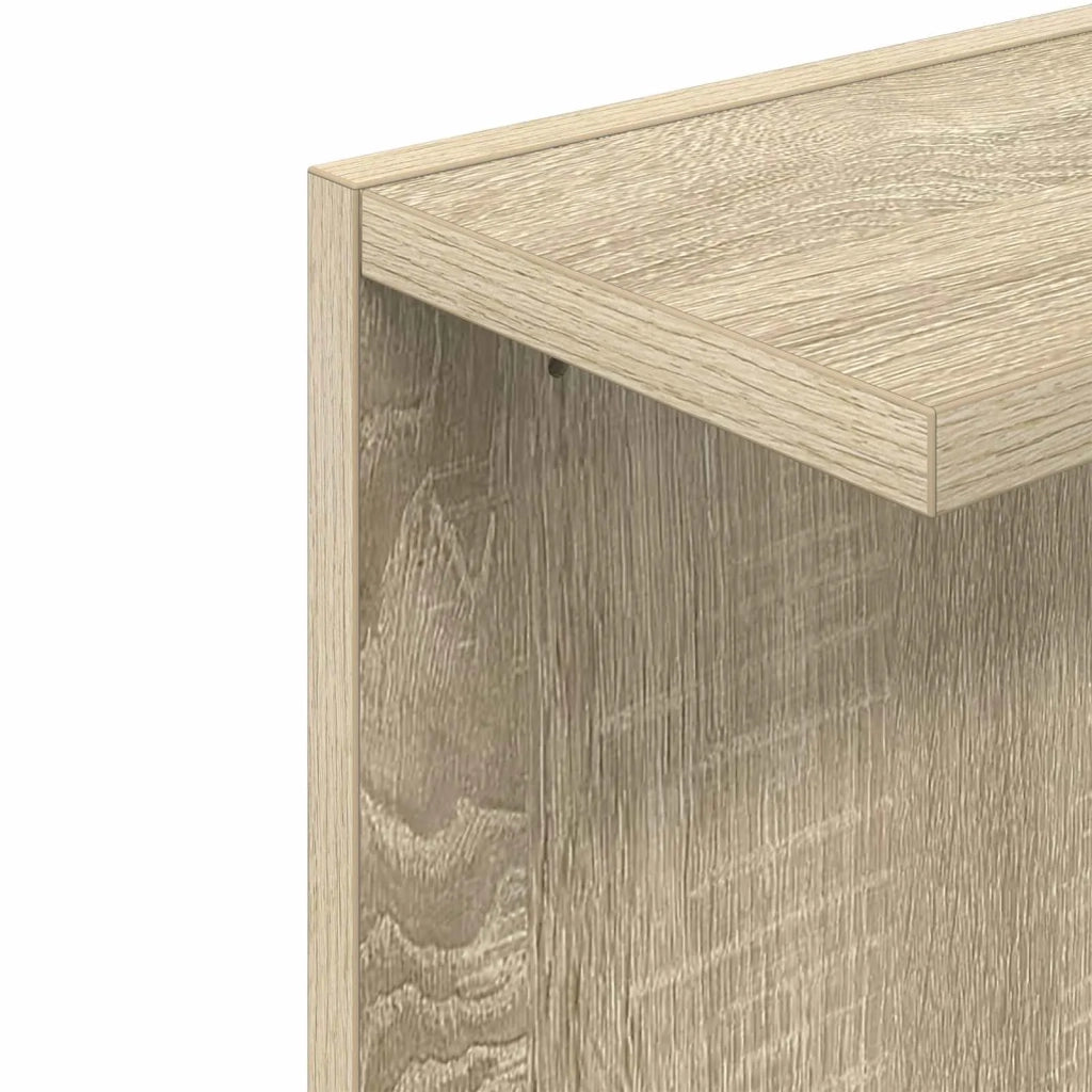 Scaffale da parete 2 pz Rovere Sonoma 25 x 15 x 100 cm 8012385