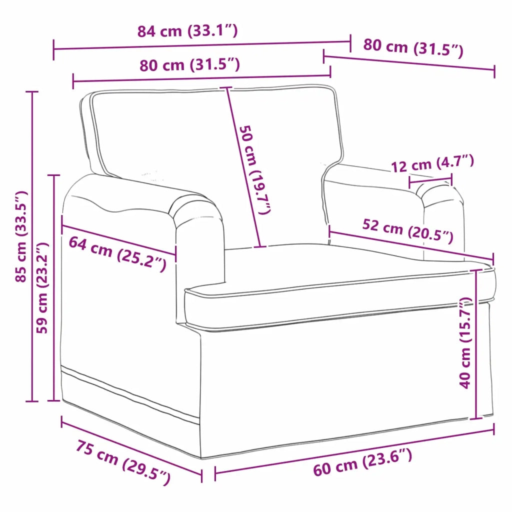 Set di divani 2 pcs Grigio scuro 162 x 80 x 85 cm Tessuto 3407561