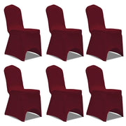 Coprisedia in Elasticizzato 6 pz Bordò 241200