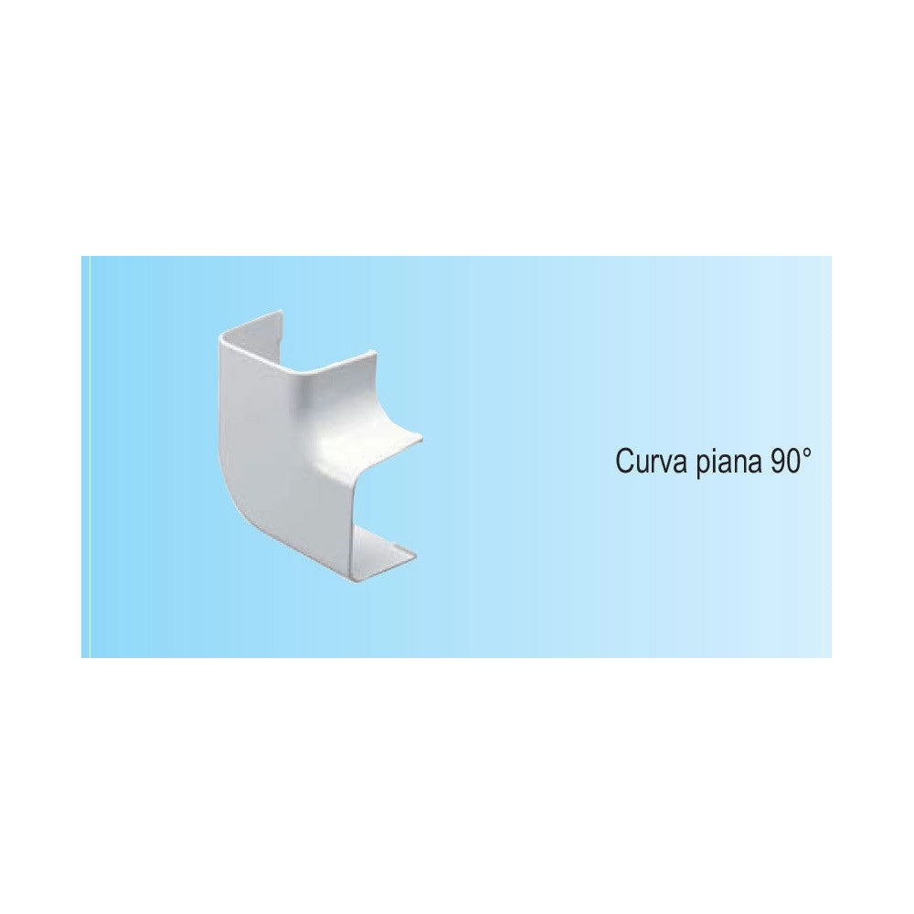 First profilfreddo 90x65mm curva piana per canalina