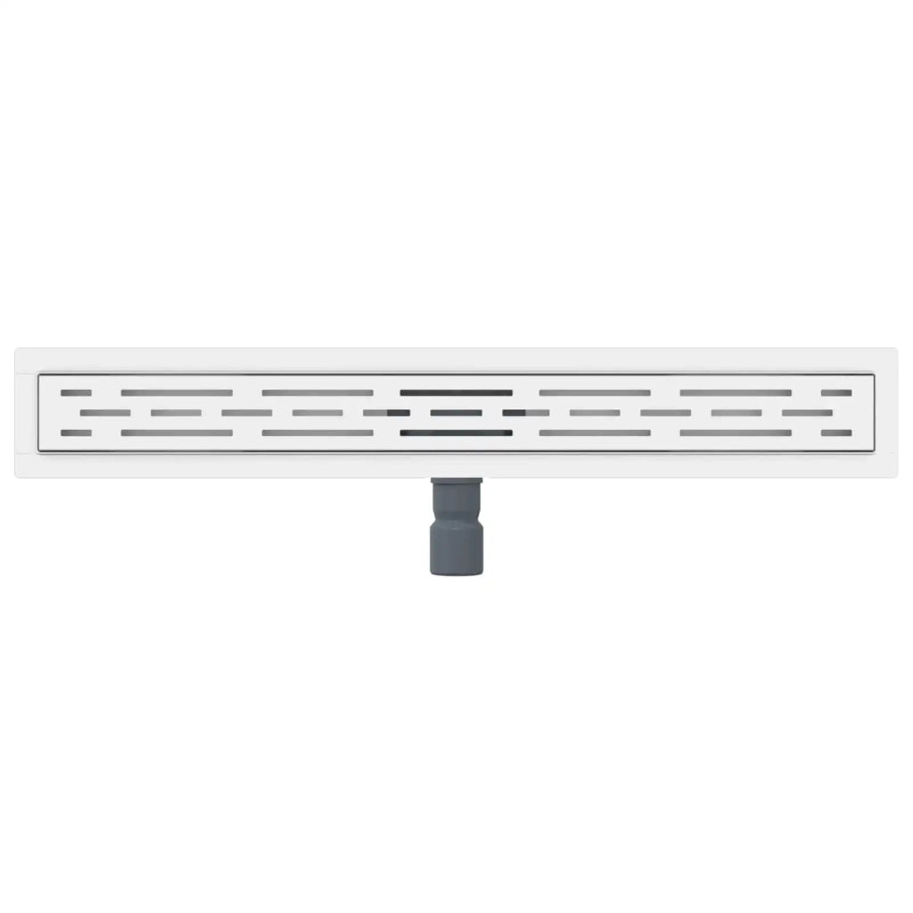 Drenaggio doccia con design a striscia Argento 80 cm CFW4961602