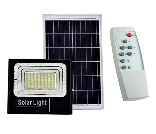 FARO LED con pannello SOLARE 200W luce FREDDA faretto per ESTERNO CASA GIARDINO
