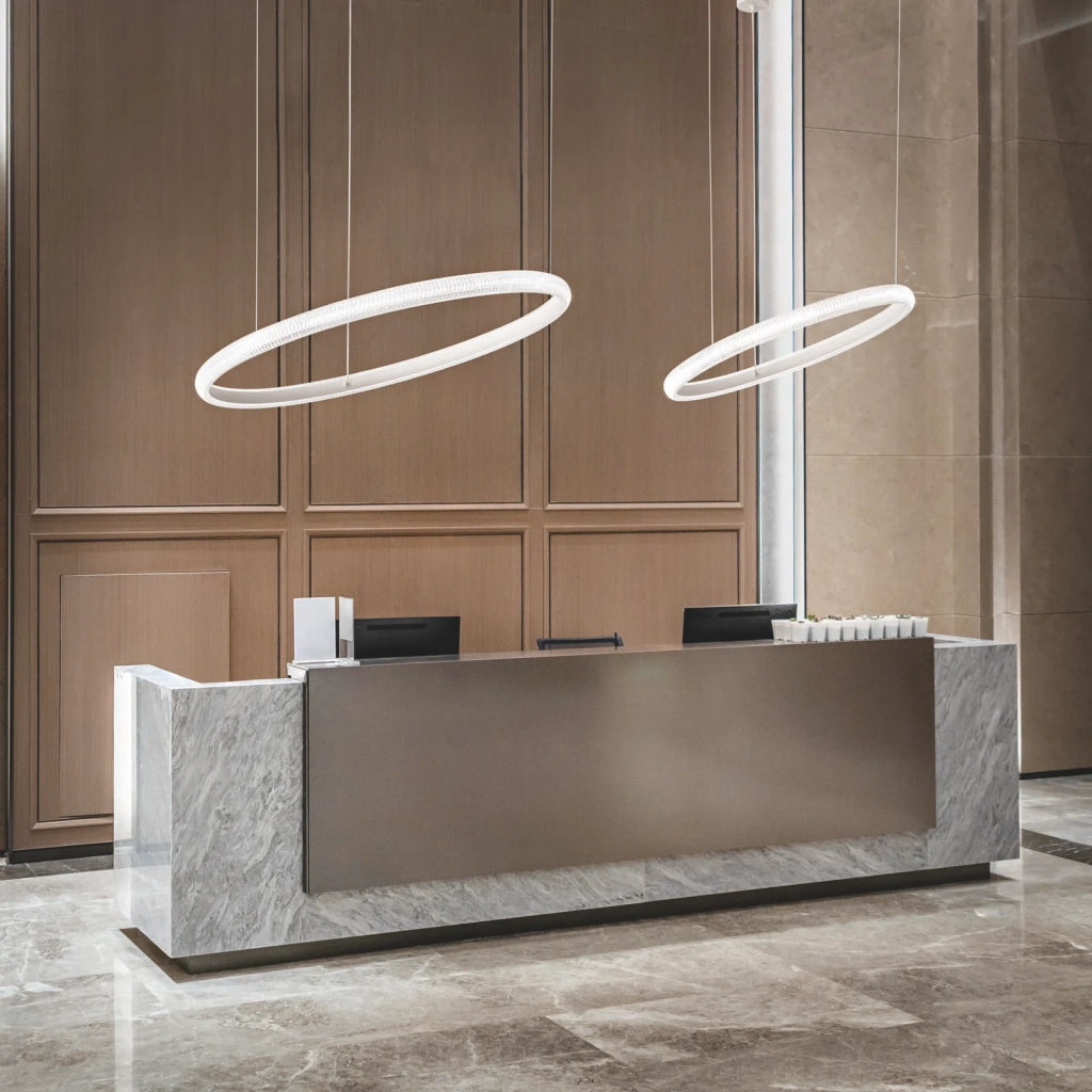 Lampada a Sospensione Miracle Bianco 45W Luce Calda 3000K Ideal Lux