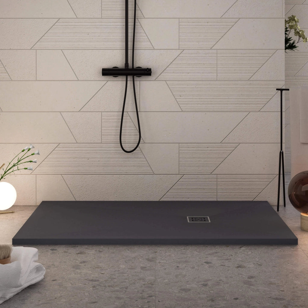 Piatto Doccia in Pietra 90x170 cm Bonussi Canton Nero