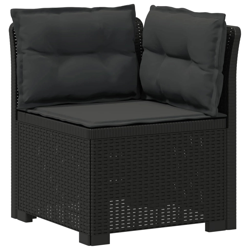 Divano da Giardino 5 Posti con Cuscini Stile Rattan PP 3443907