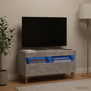 Mobile TV LED ALKMAAR 81 x 35 x 43 cm Grigio Cemento 896338