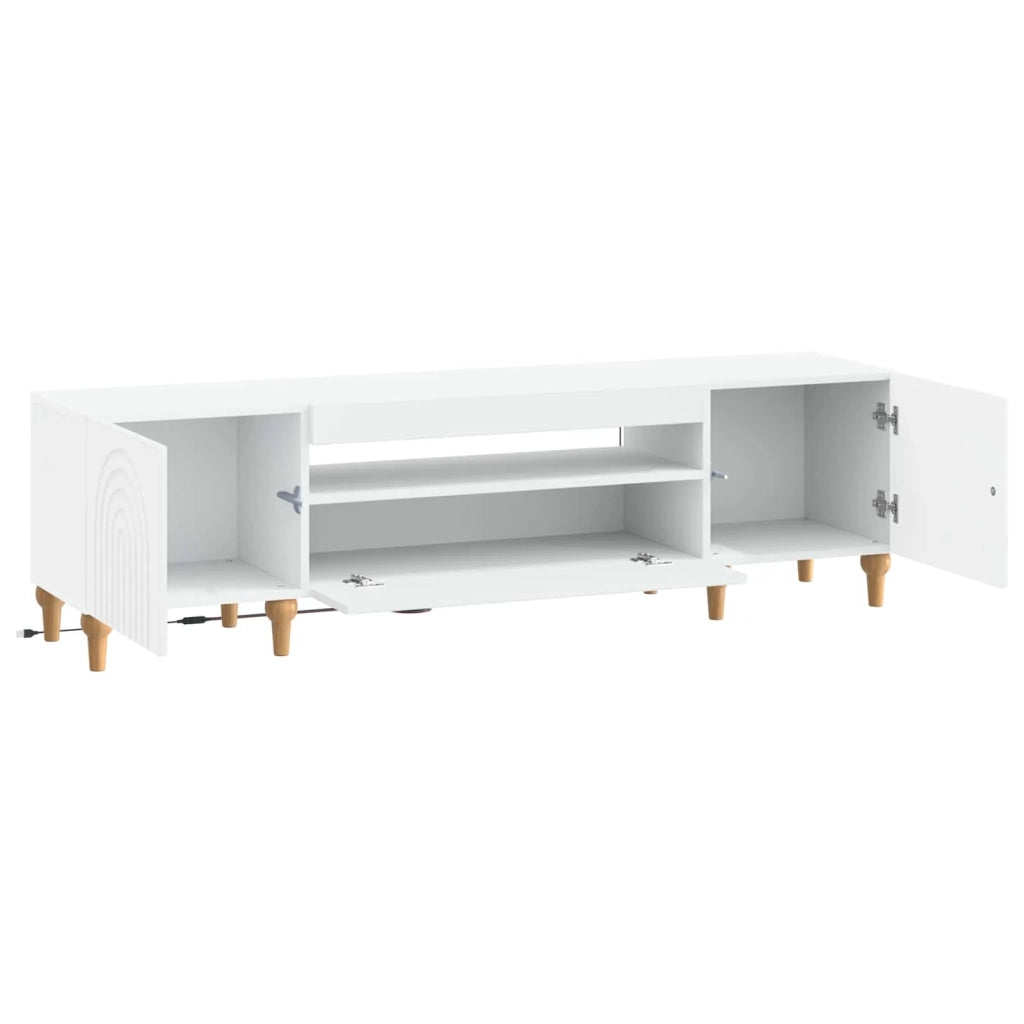 Mobile TV LED ALKMAAR 153 x 35 x 43 cm Bianco 896245