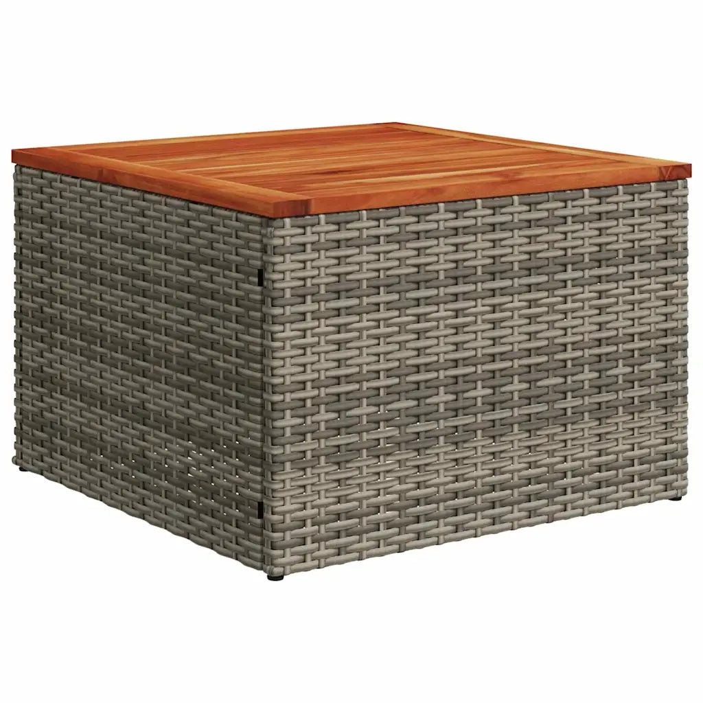 Set Divano da Giardino con cuscino 9 pcs Grigio polyrattan 3347745
