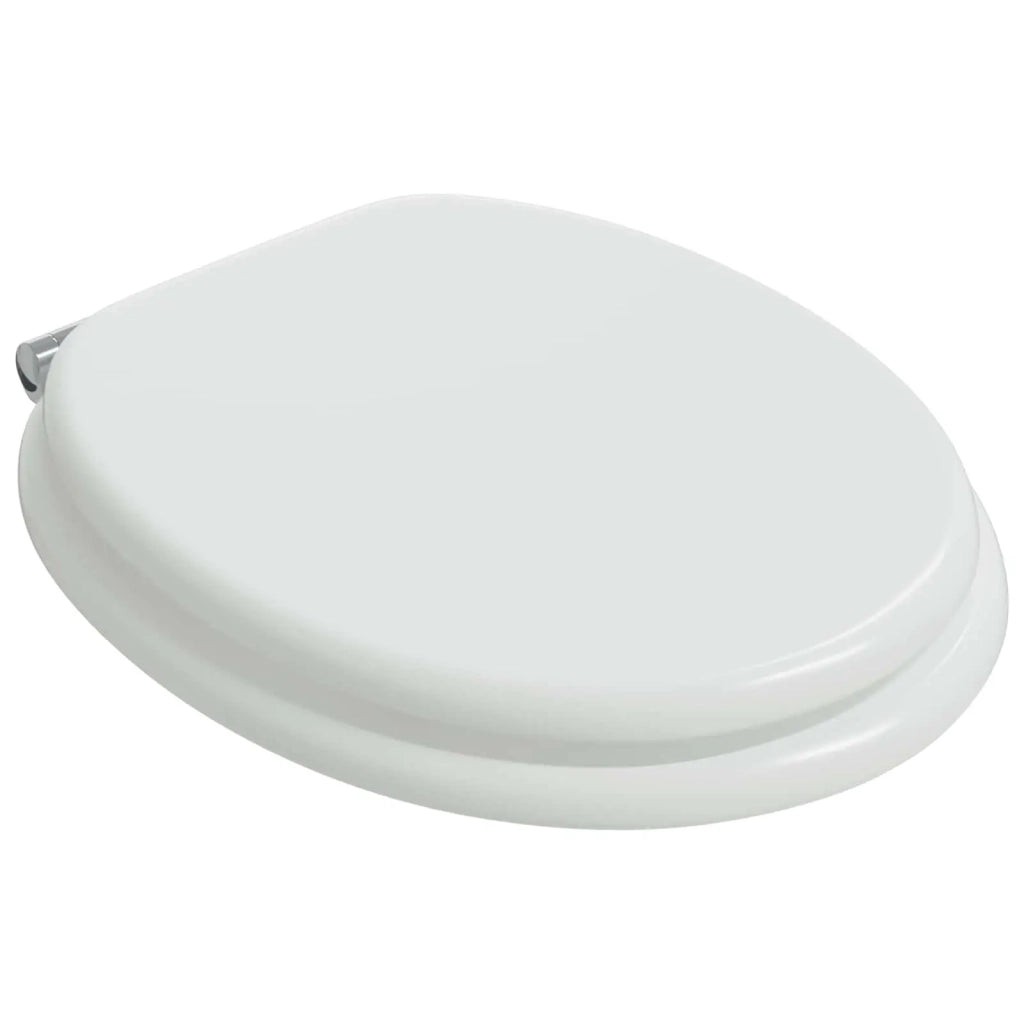 Sedile per toilette con chiusura morbida 2 pz Bianco CFW9540858