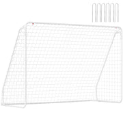 Porta da Calcio ¨C Xylo ¨C UV-resistente, robusto, ancoraggi a terra, bianco