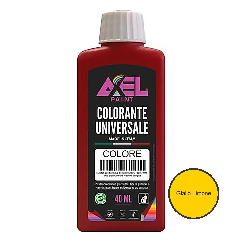 Colorante universale axel 40 ml *** colore- giallo limone, confezione 1